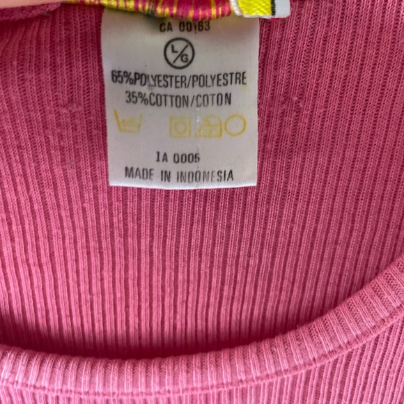 Pink Ribbed Tank Top - Picture 4 of 6